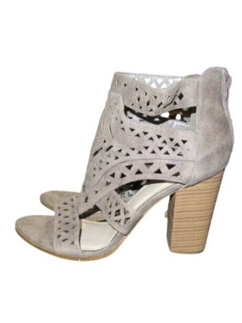 Fergalicious Fergie Vellum Cut Out Vegan Micro Suede Back Zip Ankle Chelsea Boot